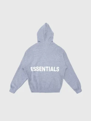 Essentials Graphic Pullover Hoodie Grey
