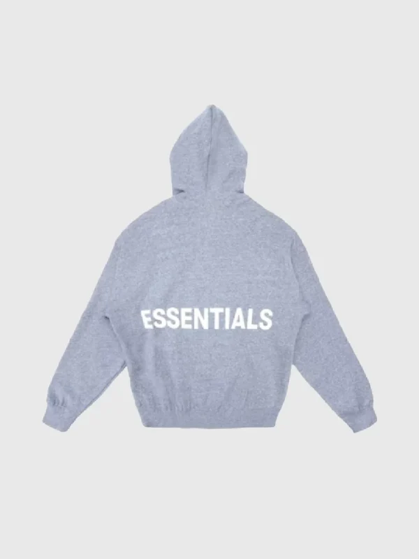 Essentials Graphic Pullover Hoodie Grey