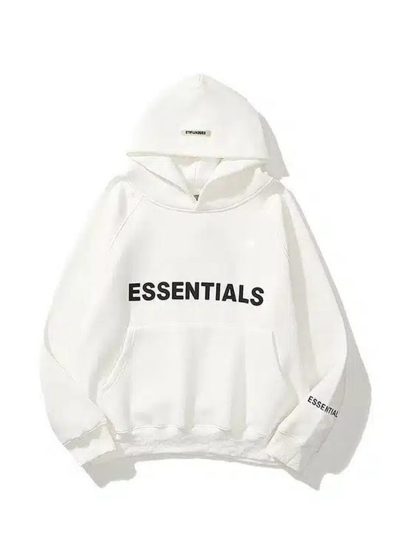 Essentials x Oversized Hoodie White