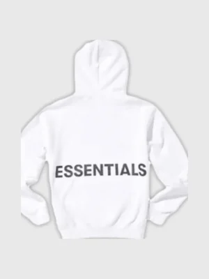 Fear of God Essentials GraphicHoodie Pullover White