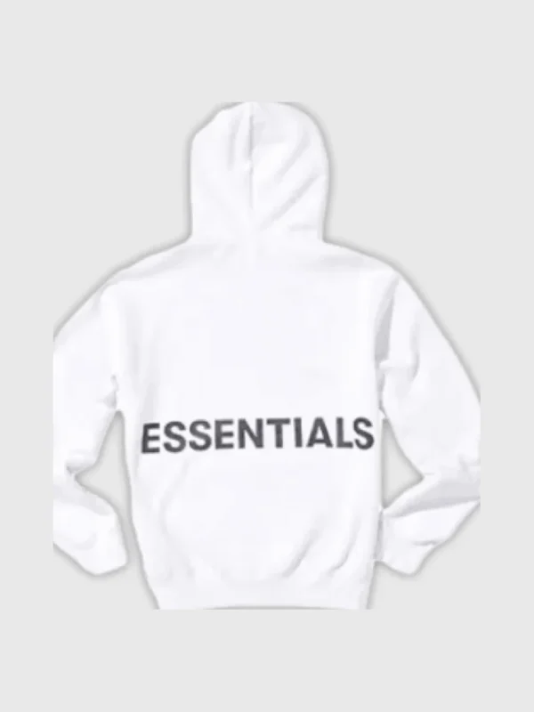 Fear of God Essentials GraphicHoodie Pullover White