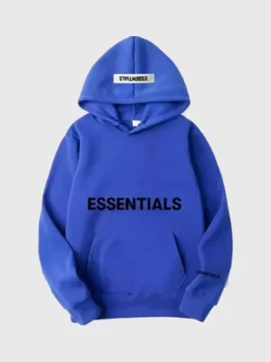 Fear of God Essentials Hoodie Blue