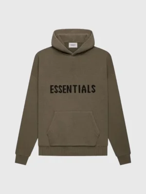 Fear of God Essentials Knit Hoodie Pullover Brown