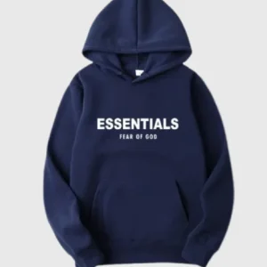 Fear of God Essentials Oversized HoodieNavy