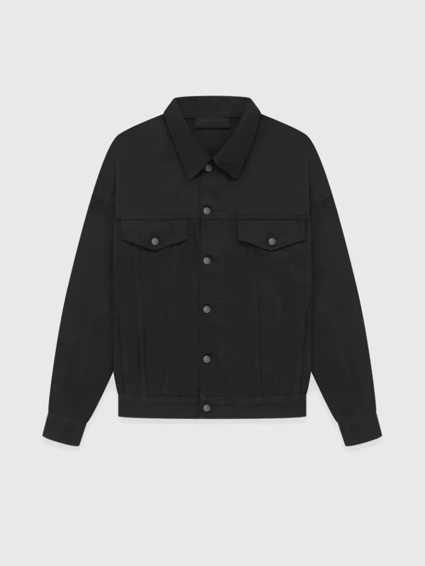 Essentials Fear of God Denim Jet Jacket Black
