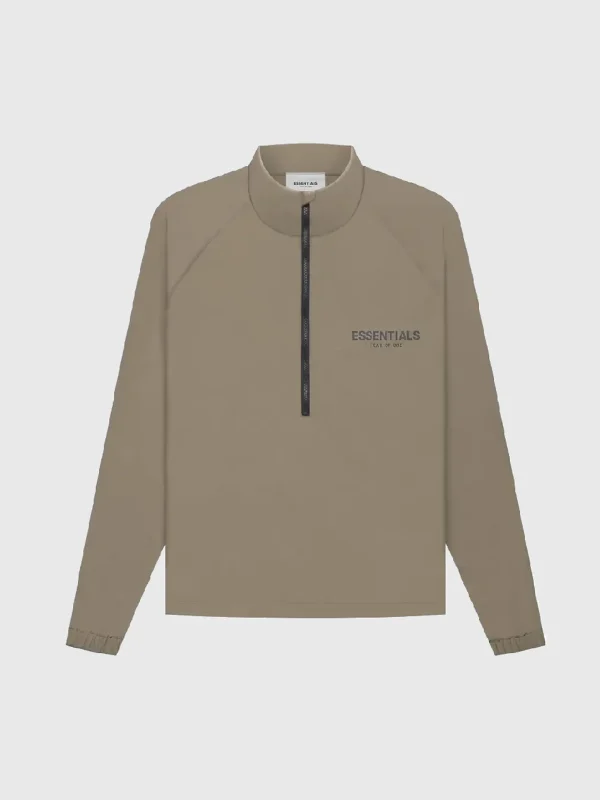 Essentials Summer Half Zip Harvest Jacket Track