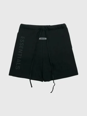Fear of God Essentials Logo Shorts Black