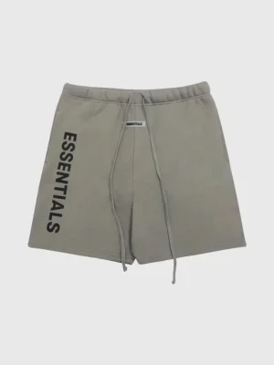 Fear of God Essentials Logo Shorts Grey