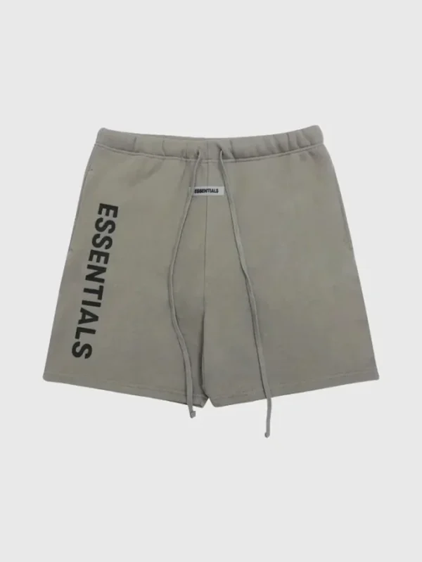 Fear of God Essentials Logo Shorts Grey