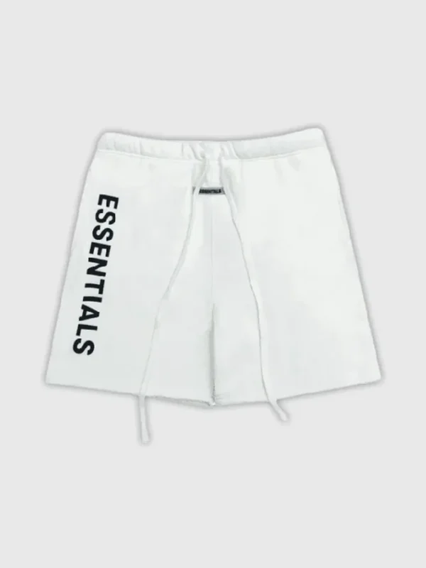 Fear of God Essentials Logo Shorts White