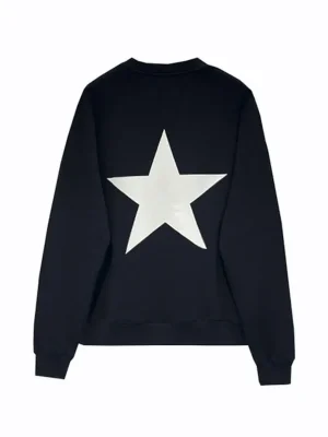 Essentials Fear Of God Star Sweatshirt Black