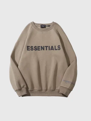 Essentials Long Sleeve Sweatshirt Brown