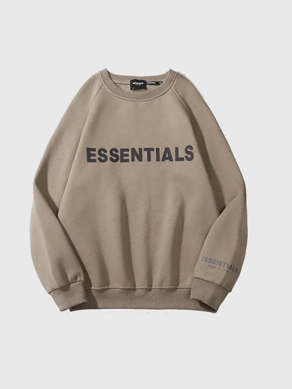 Essentials Long Sleeve Sweatshirt Brown