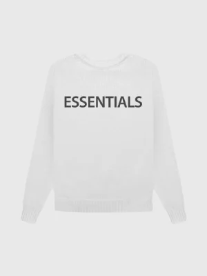 Essentials Overlapped Sweatshirt White