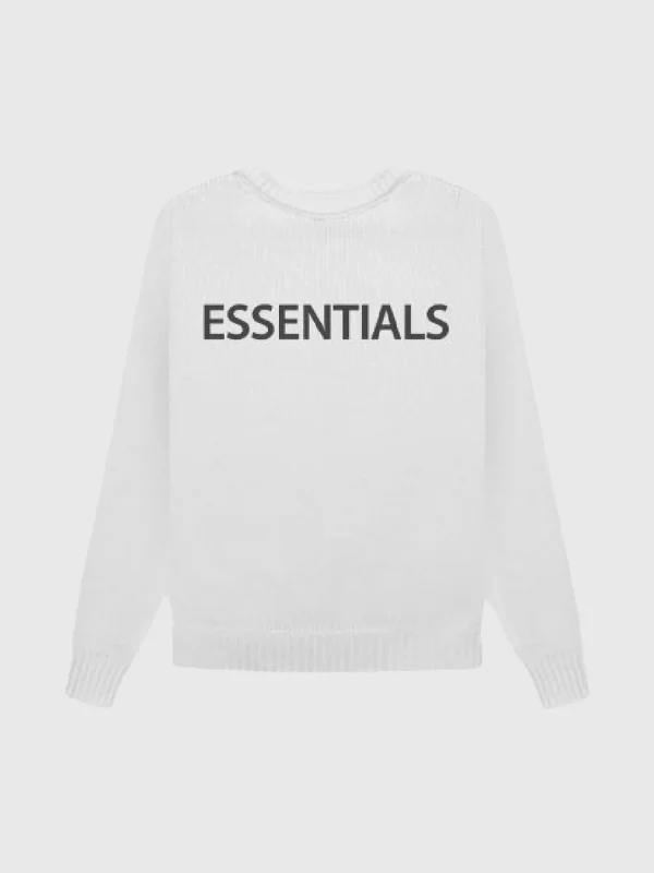 Essentials Overlapped Sweatshirt White