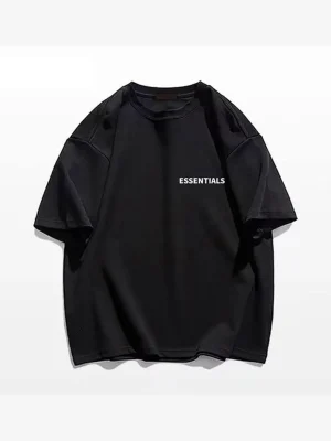 Essential 8th Collection 3M Reflective T Shirt Black