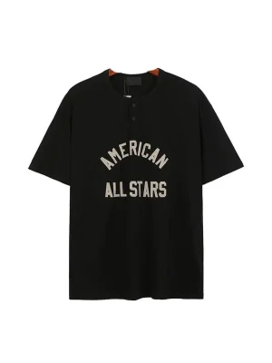 Essentials American All Stars T Shirt Black