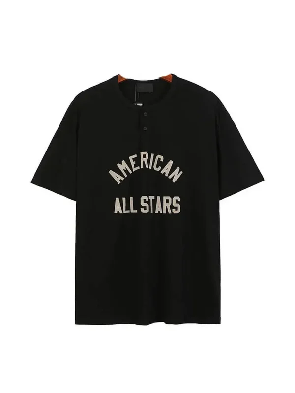 Essentials American All Stars T Shirt Black
