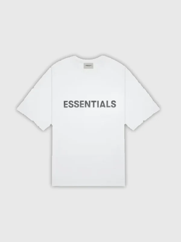 Fear of God Essentials Applique Logo T Shirt White