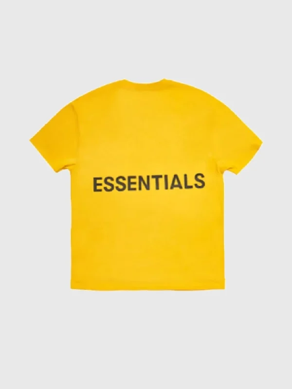 Fear of God Essentials Applique Logo T Shirt Yellow