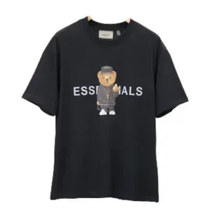 Loose Letter Bear printing Essentials T Shirt Logo