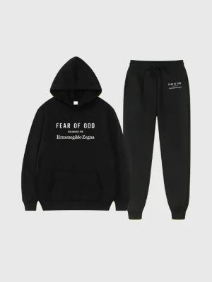 Essentials Fear Of God Emenegildo Zegna Tracksuit Black