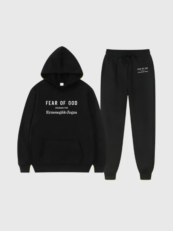 Essentials Fear Of God Emenegildo Zegna Tracksuit Black