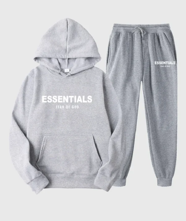 Essentials Fear of God Tracksuit Grey (1)